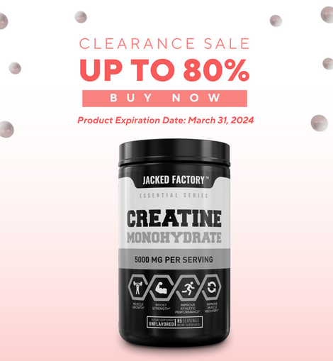 Jacked Factory Creatine Monohydrate Unflavored 85 Servings 425g