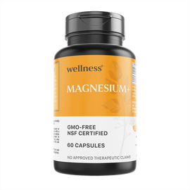 Wellness+ Magnesium Oxide & Citrate 500mg 60 Vegie-Capsules