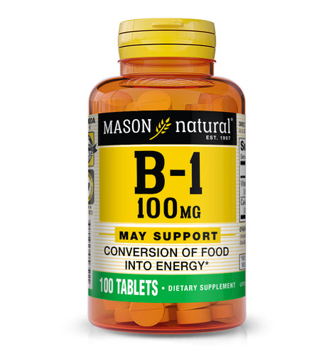 Mason Natural Vitamin B-1 100MG 100 Tablets