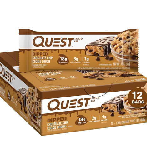 Quest Bar Dipped Chocolate Chip Cookie Dough 50g