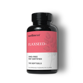 Wellness+ Flaxseed Oil 1000mg 100 softgels