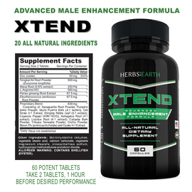 XTEND Male Enhancement Formula 60 Capsules