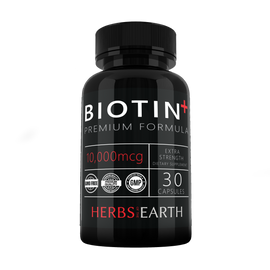 Biotin 10,000 mcg 30 capsules Herbs of the Earth