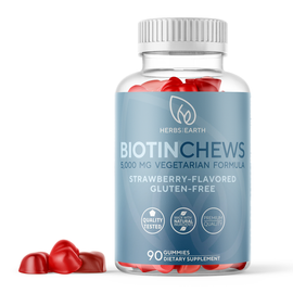 Biotin Chews Biotin 60 Gummies 5,000mcg