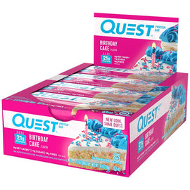 Quest Bar Birthday Cake Box of 12 Bars