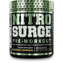 Jacked Factory NitroSurge Pre-Workout Powder 8.78OZ/249G BLUEBERRY LEMONADE (30 SERVINGS)