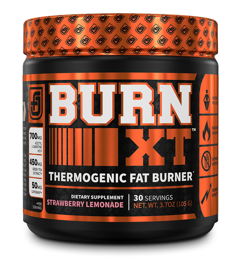 Jacked Factory Burn XT Thermogenic Fat Burner Strawberry Lemonade 30 Servings 3.91oz/111g