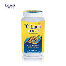 C-Lium Fibre Lifestyle Jar - Psyllium Fiber Husk 200grams