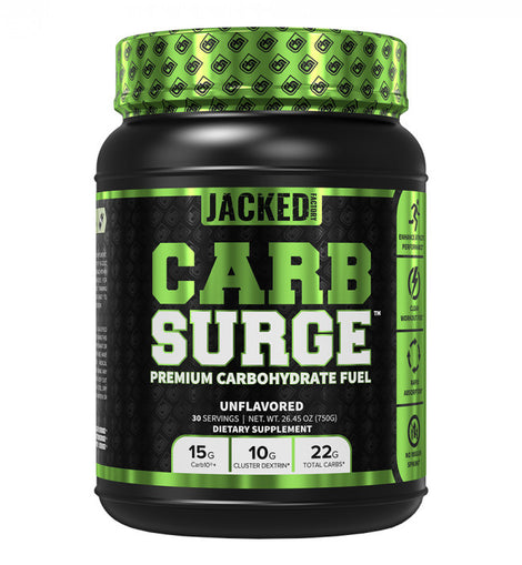 Jacked Factory Carb Surge Unflavored 750g 30 Servings