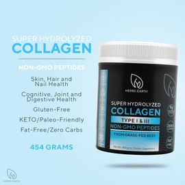 Collagen Powder 454g + Psyllium Husk Powder 300g