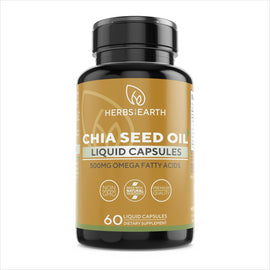 Chia Seed Oil Astaxanthin Vegan 60 Capsules