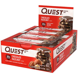 Quest Bar Chocolate Hazelnut Box of 12 Bars