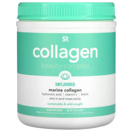 Sports Research Collagen Beauty Complex Unflavored (30 Servings) with Hyaluronic Acid, Vitamin C + Biotin | Pescatarian Friendly, Keto Certified & Non-GMO Verified
