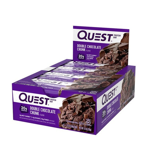 Quest Bar Double Chocolate Chunk Box of 12 Bars