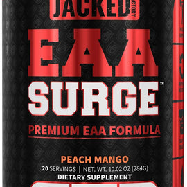 Jacked Factory EAA Surge Peach Mango 20 Servings 10.02oz/284g
