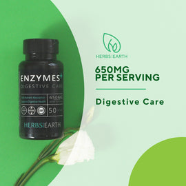 Enzymes+ Digestive Pancreatin 50 Capsules