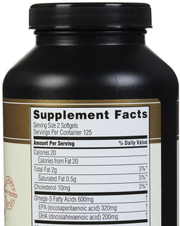 Spectrum Essentials Fish Oil 320mg 250 Softgels