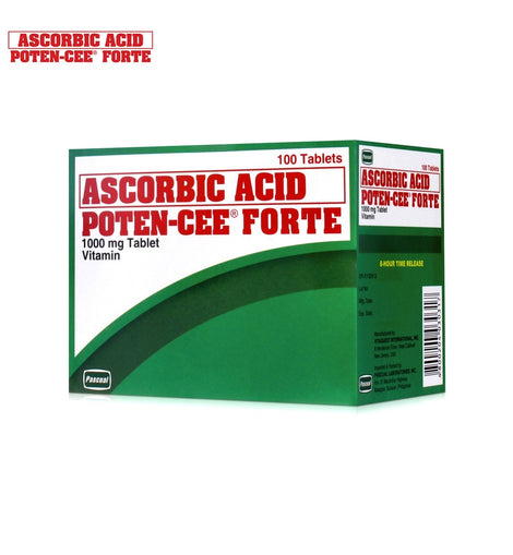 Ascorbic Acid Potencee Forte 1000 mg/1g 100 Tablets