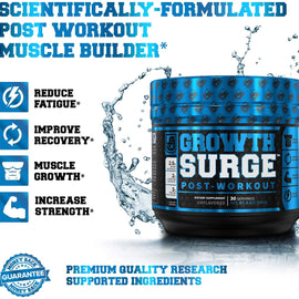 Jacked Factory Growth Surge Unflavored 30 Servings 8.8oz/249g