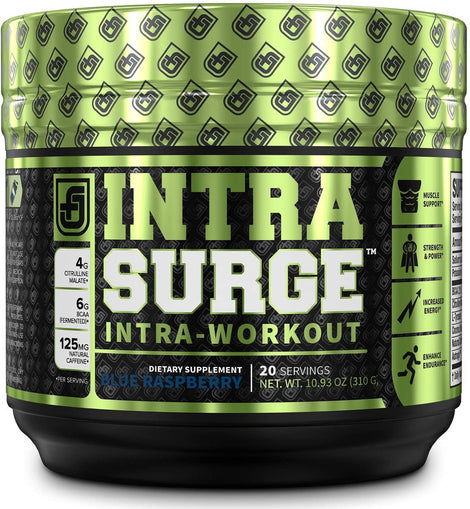 Jacked Factory Intra Surge Blue Raspberry 20 Servings 10.93oz/310g