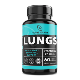 Lungs+ Respiratory Support & Detox 60 Capsules