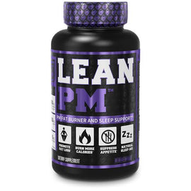 Jacked Factory Lean PM Night Time Fat Burner, Sleep Aid Supplement, & Appetite Suppressant for Men and Women - 60 Stimulant-Free Veggie Weight Loss Diet Pills