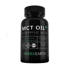 MCT Oil Caprylic Acid KETO 3000mg 120 Liquid Capsules