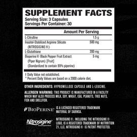 Jacked Factory N.O. XT Nitric Oxide Supplement 90 Veggie Pills with Nitrosigine L Arginine & L Citrulline for Muscle Growth, Pumps, Vascularity, & Energy - Extra Strength Pre Workout N.O. Booster & Muscle Builder