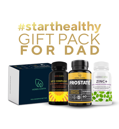 For Dad Gift Pack 1 - Vitamin C 500mg, Prostate+ and Zinc+