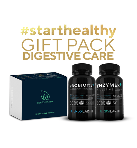 Digestive Care Gift Pack - 30 Billion Probiotics and Digestive Enzymes+