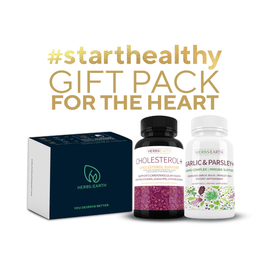 For the Heart 2 Gift Pack - CHOLESTEROL, GARLIC and PARSLEY