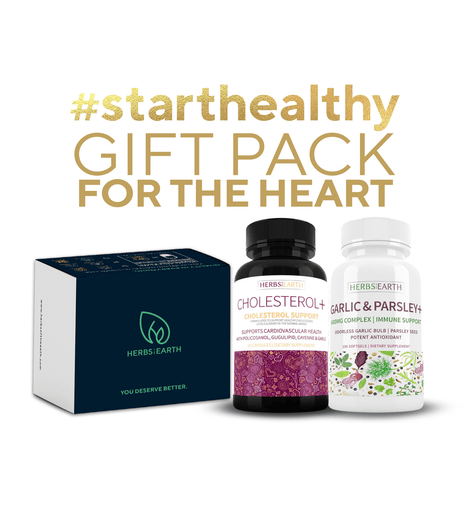 For the Heart 2 Gift Pack - CHOLESTEROL, GARLIC and PARSLEY