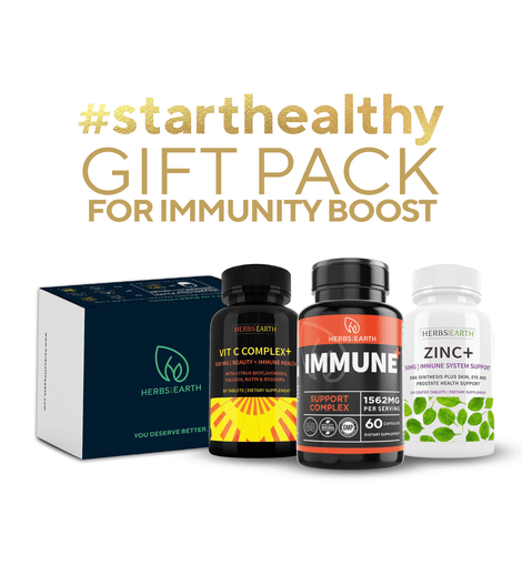 Immunity Boost Pack 1 - Vitamin C 500mg + IMMUNE + ZINC