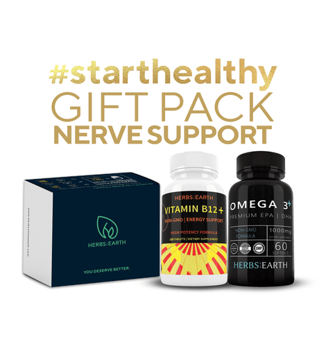 Nerve Support Gift Pack - Vitamin B-12 and Omega 3