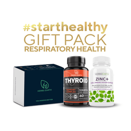 Respiratory Health Gift Pack - Thyroid Support 60s and Zinc 50mg 100s