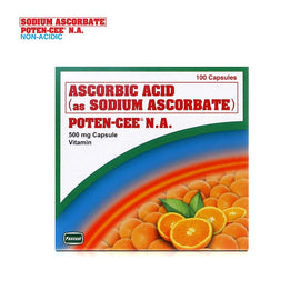 Sodium Ascorbate Potencee Non Acidic 562.5mg 100 Capsules