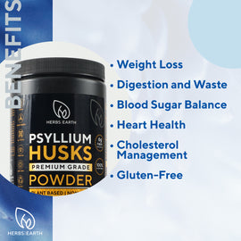 Psyllium Husk Powder 300G Premium Fiber