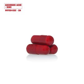 Poten-Cee + ZN Ascorbic Acid 500mg + Zinc 10mg 100 capsules