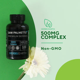 Saw Palmetto Prostate Health for Men 500mg 100 Capsules