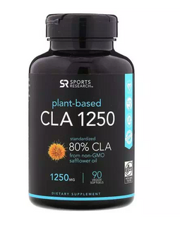 Sports Research CLA 1250mg 180 Plant Gel Softgels