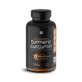 Sports Research Turmeric Curcumin C3 Complex 500mg 60 Softgels