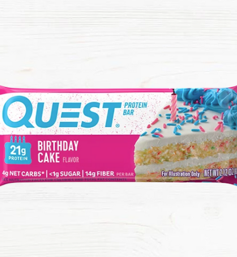 Quest Bar Birthday Cake