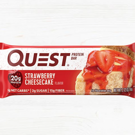 Quest Protein Bar Strawberry Cheesecake Box of 12 Bars