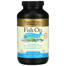 Spectrum Essentials Fish Oil 320mg 250 Softgels