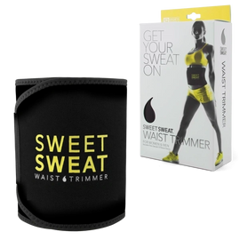 Sports Research Sweet Sweat Waist Trimmer - Yellow Medium