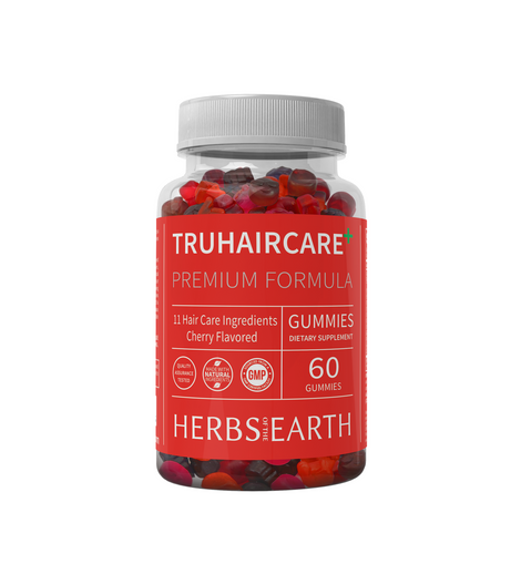 TruHairCare+ Hair Growth & Thickness Maximizer 60 Cherry Gummies