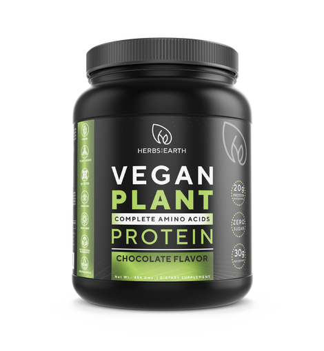 Vegan Plant Based Protein Powder Chocolate 454g