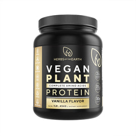 Organic Plant Based Vegan Protein Powder Vanilla 454gms