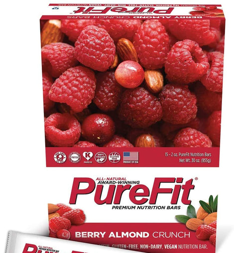 Purefit Store Purefit Berry Almond Crunch (1 bar, 57gm) – HERBS OF THE EARTH PLUS