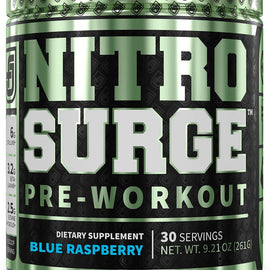 Jacked Factory NitroSurge Pre-Workout Powder Blue Raspberry (30 SERVINGS)